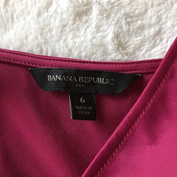 BANANA REPUBLIC Midi Slip Dress, Pink, Size 6 - Picture 8 of 9